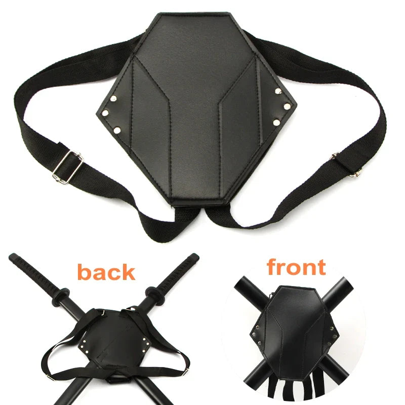 Black Sword Carrying Bag – Cosplay Ninja Turtle & Deadpool Costume Holster, Anime Prop Storage Case