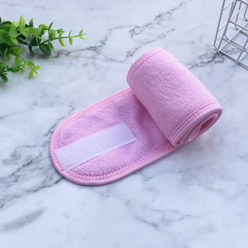 Adjustable Wide Headband for Women – Yoga, Spa, Bath, Shower, and Makeup Face Wash Cosmetic Hairband, Ladies Makeup Accessories