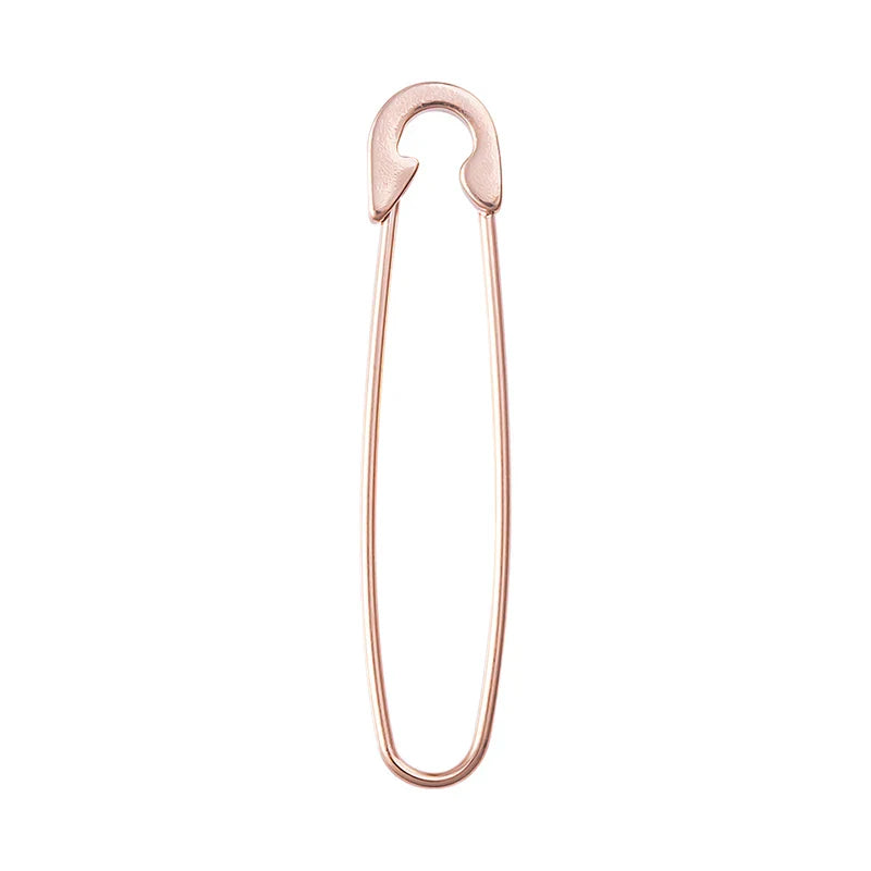 Colorful 18G Surgical Steel Safety Pin Earrings – Punk Hip Hop Cartilage & Eyebrow Piercing Stud Ear Cuff Jewelry Accessories