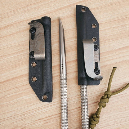 EDC Titanium Alloy Crowbar — Multifunction Outdoor Camping Hand Tool