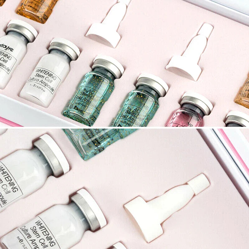 8ml BB Cream Glow Serum Ampoule – Niacinamide & Peptide Moisturizing Foundation with Hyaluronic Acid for Facial Skin Care