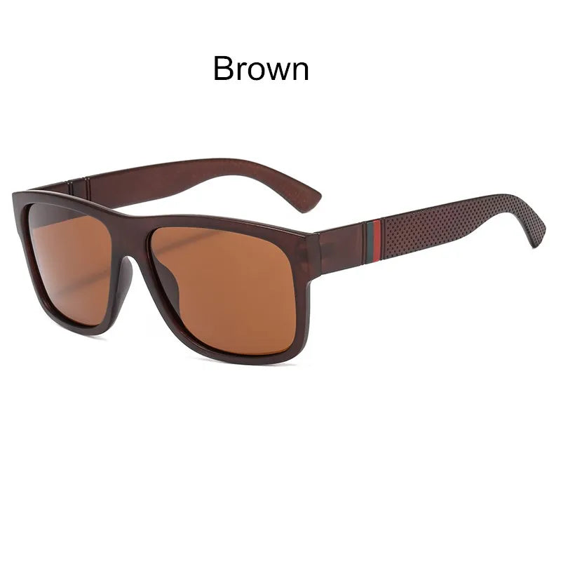 2024 Luxury Polarized Sunglasses for Men — High-End Square UV400 Driving Eyewear & Fashion Travel Sun Glasses