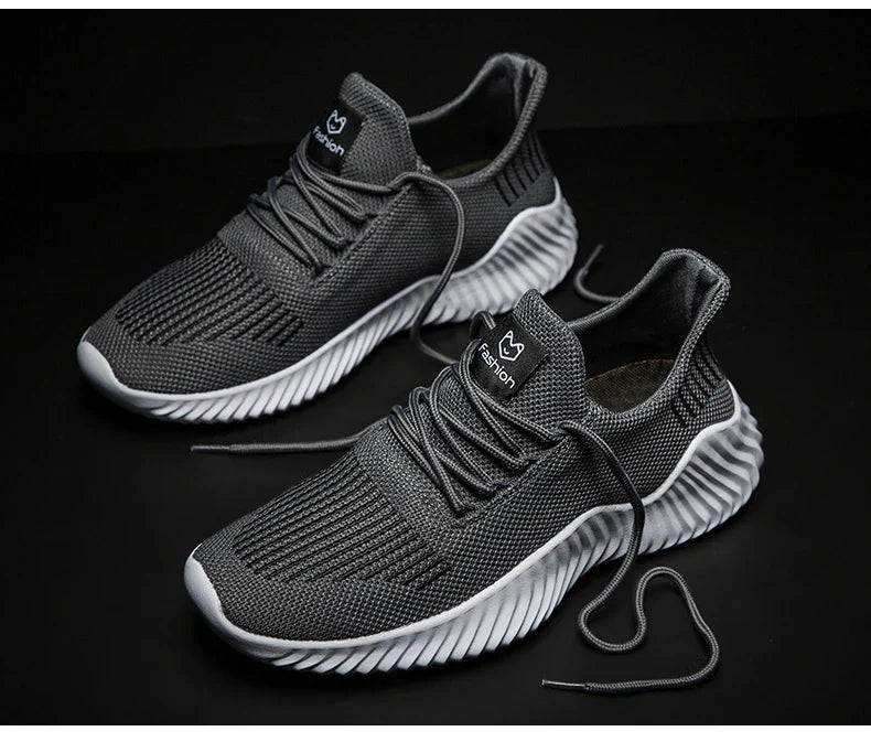 Men's White Sneakers – Casual Walking & Running Shoes, Plus Size 49, Tennis Masculino