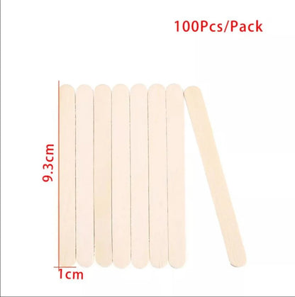 50/100/150PCS Resin Stirring & Popsicle Sticks – DIY Epoxy, Ice Cream, Wood Craft Tools