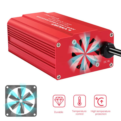 300W Car Power Inverter - DC 12V to AC 110V/220V Dual USB Adapter Converter with Modified Sine Wave, EU & US Sockets