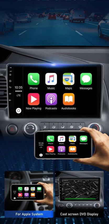 Srnubi 2DIN Car Radio Android 12 – Universal 7"/9" CarPlay Multimedia Player for Nissan, Honda, Toyota, Lada, Volkswagen, Hyundai
