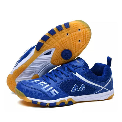 Unisex Non-Slip Breathable Table Tennis Shoes – Wear-Resistant Sports Training Sneakers