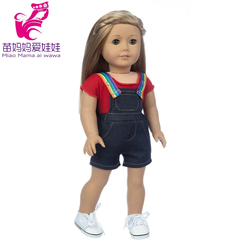 18-Inch Girl Doll Winter Coat — 43cm Baby Doll Jacket Outfit for Dressing