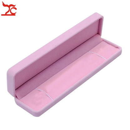 Red Velvet Wedding Jewelry Storage Box – Ring, Earrings, Necklace & Bracelet Organizer Gift Case