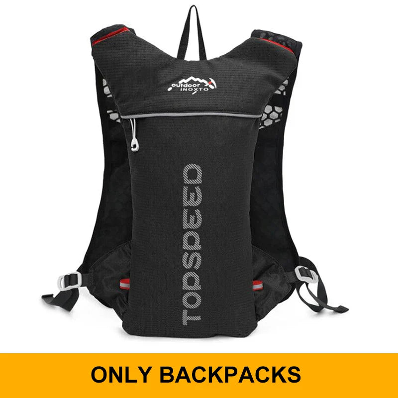 INOXTO 5L Trail Running Backpack - Ultra-Light Hydration Vest for Marathon & Cycling with 1.5L/2L Water Bag