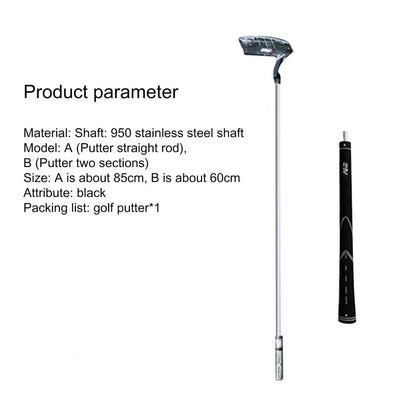 PGM Men's Golf Clubs – CNC Stainless Steel Stable Putter for Beginners, Novice Training Tool, Model TUG025