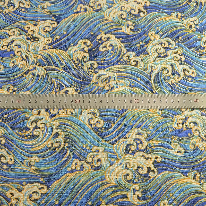 African Ankara Cotton Fabric - Map of the World Print Sewing, Tablecloth, Pillow, Bag & Curtain Material