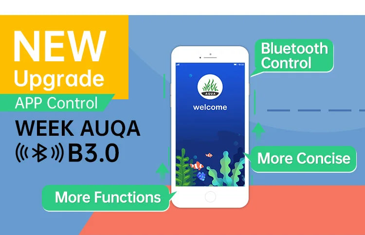 WEEK AQUA USB Aquarium Light — Full Spectrum LED Plant Grow Light for Nano Aquariums & Microlandscapes