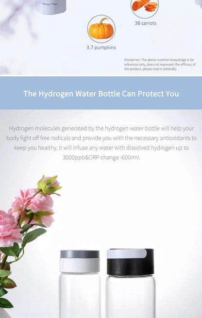 BlueVida SPE&PEM Hydrogen Water Generator - High Concentration, 2 Work Modes & Self-Cleaning, Hydrogen Absorption