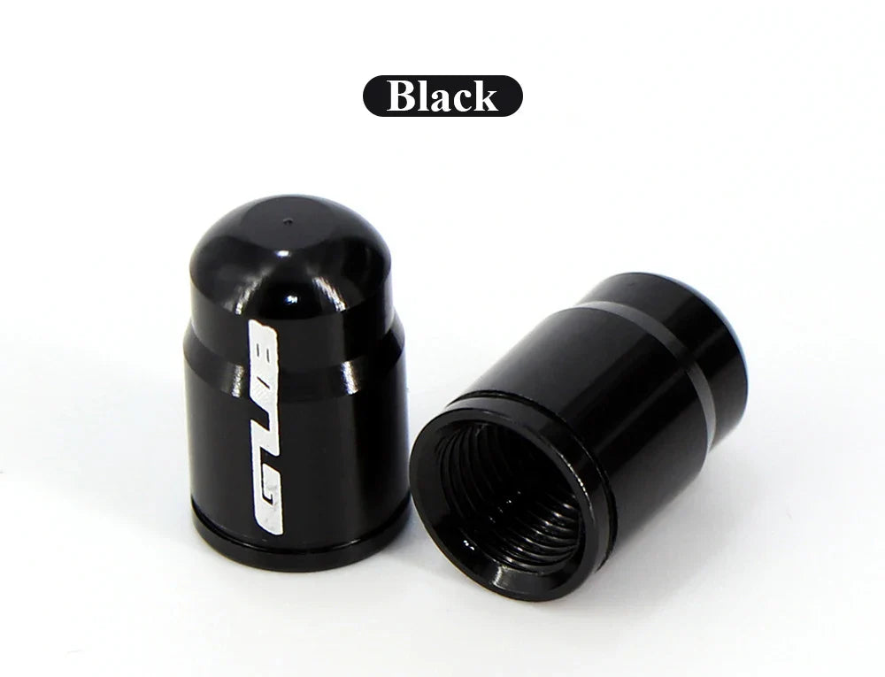 4pcs Aluminum Bike Tire Valve Caps – Ultralight MTB Road Mountain Schrader/Presta Tyre Protectors