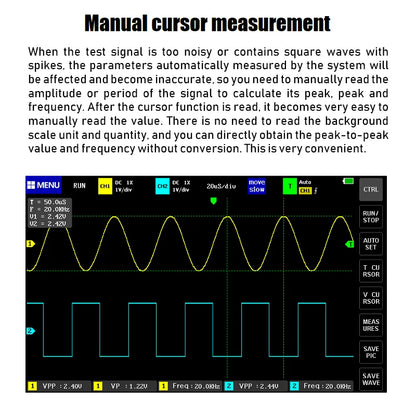 FNIRSI-1013D Digital Tablet Oscilloscope – Dual Channel, 100MHz Bandwidth, 1GS/s Sampling Rate, 7-Inch Mini Scope