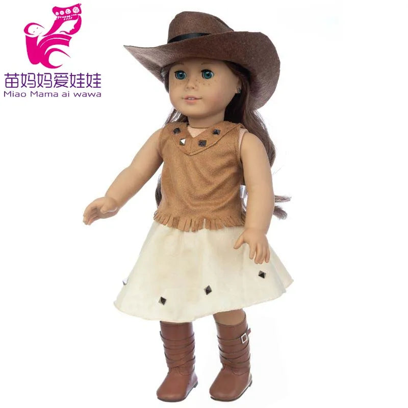 18-Inch Girl Doll Winter Coat — 43cm Baby Doll Jacket Outfit for Dressing