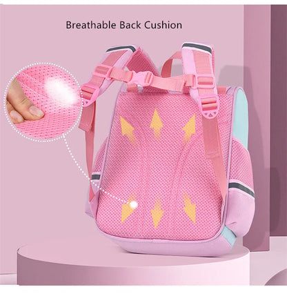 Fengdong Cute Little Girl School Bag - Animal Bookbag for Kids, Small Backpack for Elementary and Kindergarten Students