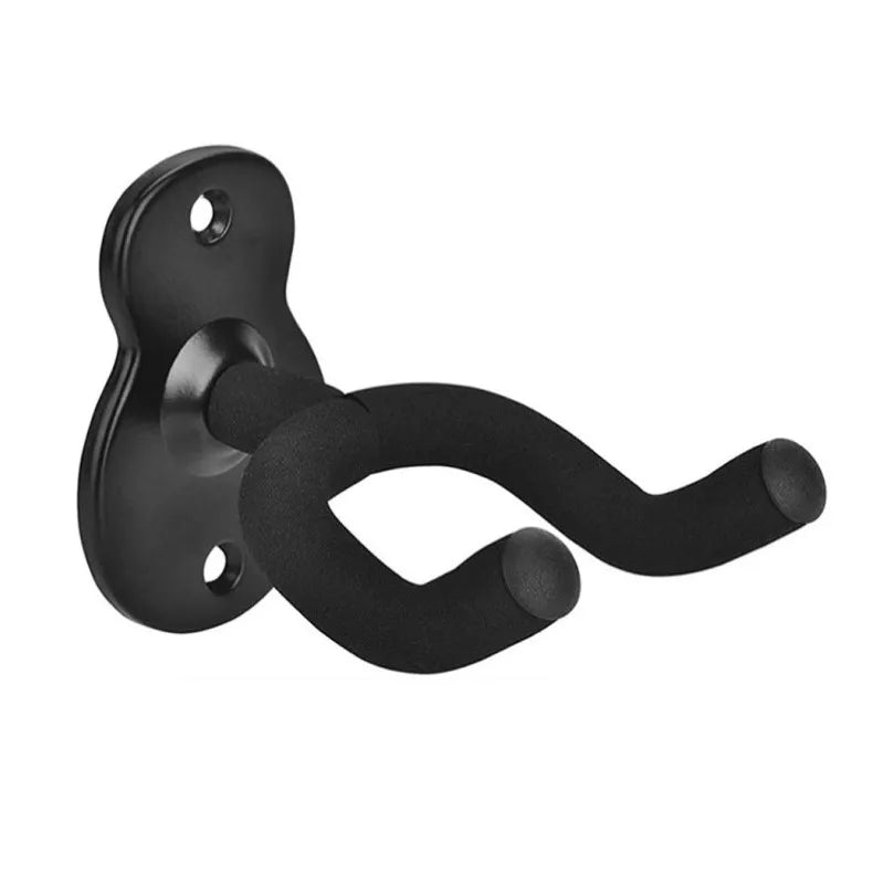Metal Guitar Wall Hanger — Non-Slip Hook Stand for Guitar, Ukulele, Violin & Bass