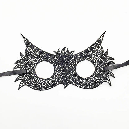 Sexy Lace Eye Mask for Women — Venetian Masquerade, Halloween & Carnival Half-Face Cosplay Party Mask