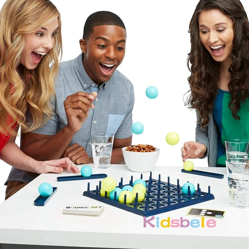 Kids Bouncing Ball Toss Game — Parent-Child Interactive Board Game for Toddlers, Fun Party Activity