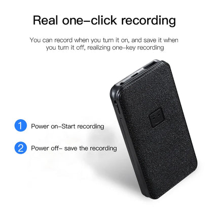 8-64GB Digital Voice Recorder – Hidden Sound-Activated Espia Dictaphone with Magnet, Long-Distance Recording, MP3 & U-Disk