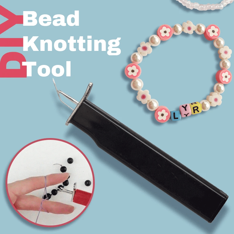 Stringing Beads Knotting Tool | Beading DIY Jewelry Fast Knotter | Pearl & Agate Bracelet Accessories | Easy Stringing for Loose Beads