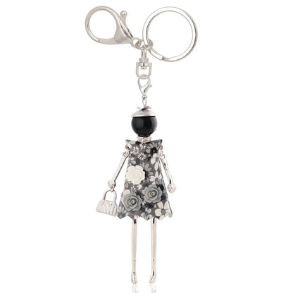 Trendy Women’s Metal Charm Keychain 2026 – Cute Statement Bag Pendant Jewelry Gift for Ladies