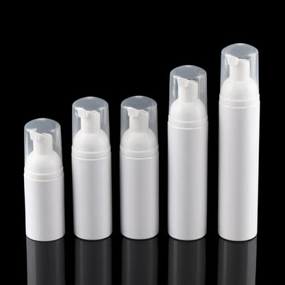 Foaming Soap Dispenser Bottles – 30/50/60/80ML Plastic Pump Bottles for Shampoo, Lotion & Shower Gel