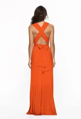 Multiway Convertible Boho Maxi Dress – DIY Wrap Infinity Bandage Long Dress for Women, Party, Bridesmaid & Club Wear