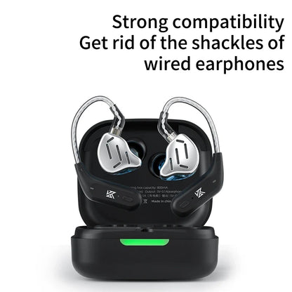 KZ AZ09 Bluetooth 5.2 Module - Wireless HiFi Ear Hook Upgrade Cable with Charging Case
