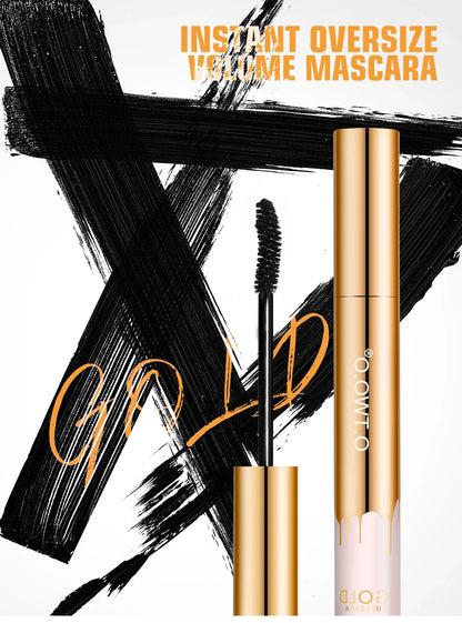 O.TWO.O 3D Fiber Thick Lengthening Mascara – Long Black Lash Eyelash Extension with Brush, Professional Eye Cosmetics