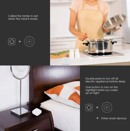 Aqara Zigbee Smart Wireless Mini Switch – One-Key Control Button for HomeKit & Xiaomi Mi Home Security