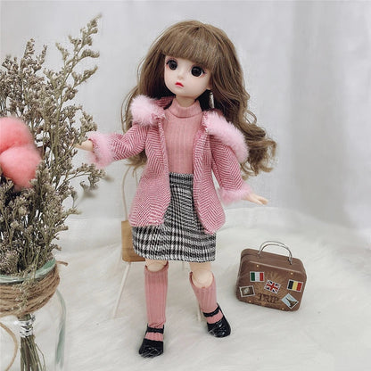Clothes for 30cm 1/6 BJD Dolls – DIY Dress-Up Suit & Accessories for Girls’ Dolls (Check Size Chart)