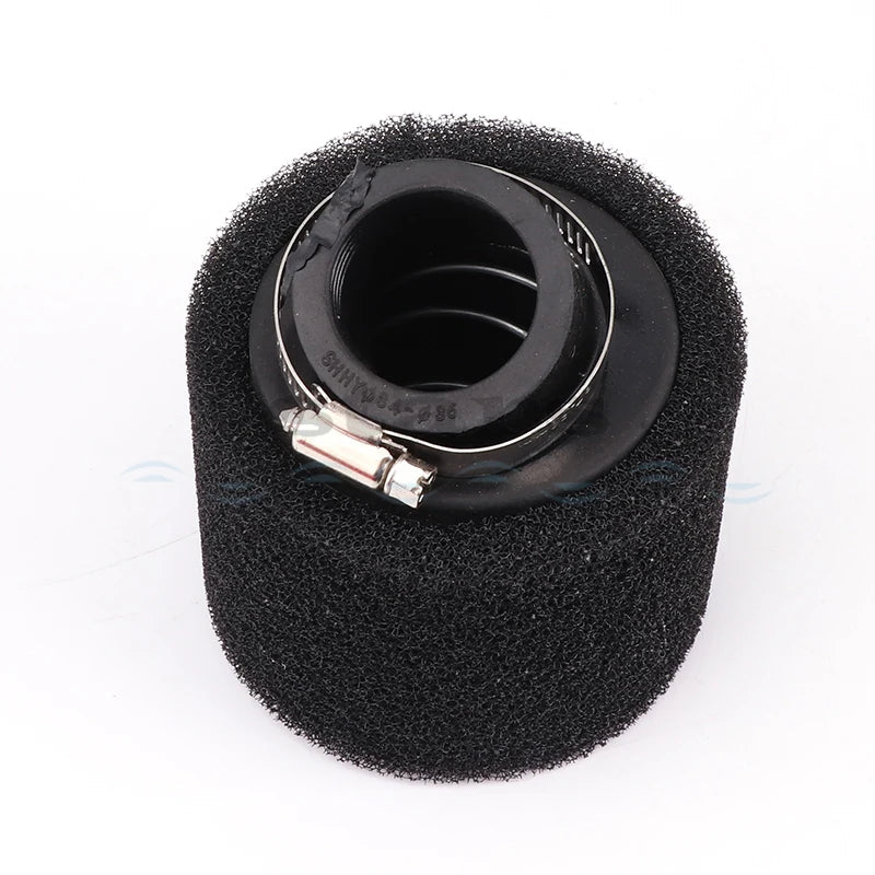 35–60mm Foam Air Filter – Red Elbow Neck Sponge Cleaner for Scooter, Dirt Bike, Motorcycle | Kayo BSE Compatible