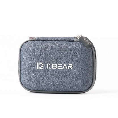 KBEAR High-End Fabric Earphone Case – Portable Storage Bag for TRI I3 Pro Headphones & IEM Accessories