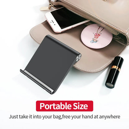 Portable Phone & Tablet Stand – Mobile Holder for iPhone 15, 14, and Desk Use