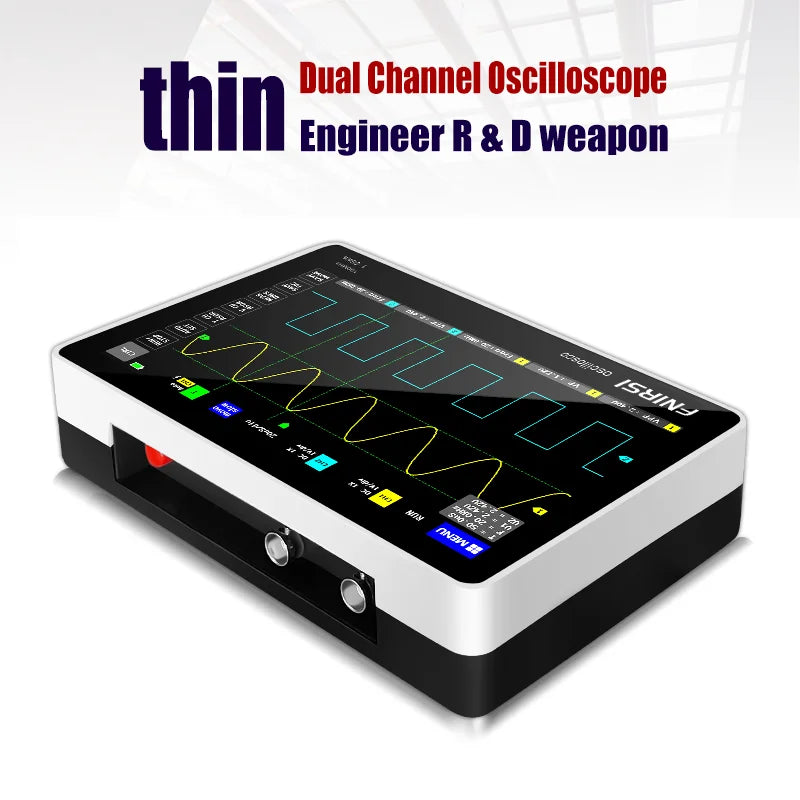 FNIRSI-1013D Digital Tablet Oscilloscope – Dual Channel, 100MHz Bandwidth, 1GS/s Sampling Rate, 7-Inch Mini Scope
