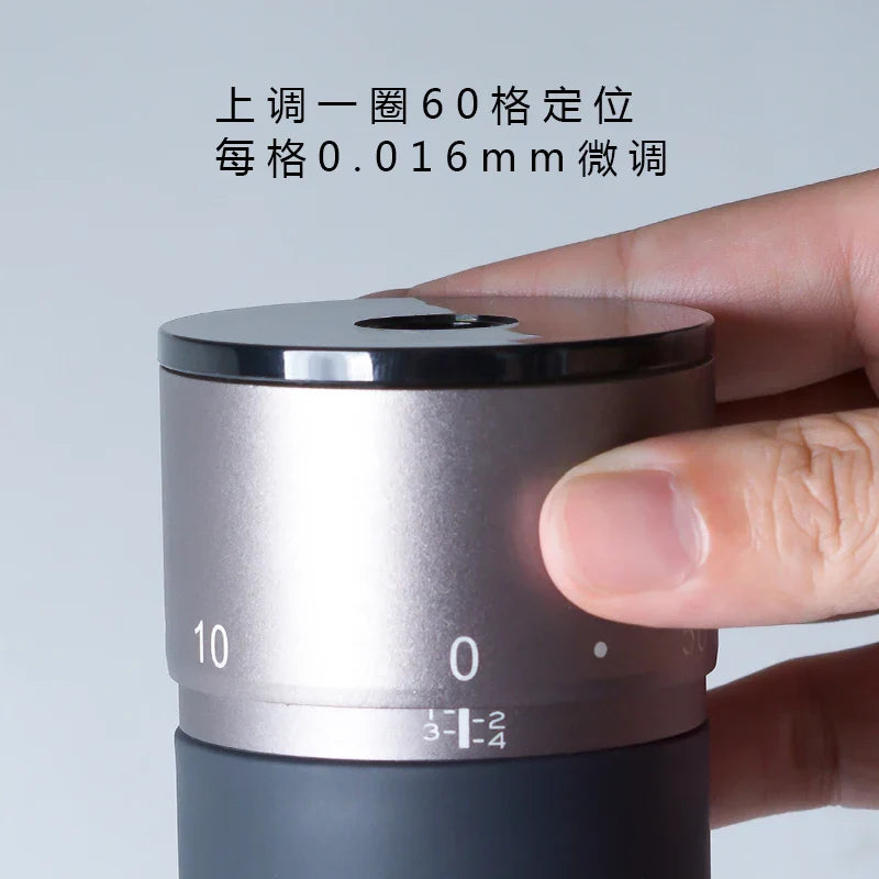 KINGrinder K4/K6 Manual Coffee Grinder — Portable 420 Stainless Steel Mill with 48mm Titanium-Plated Burr