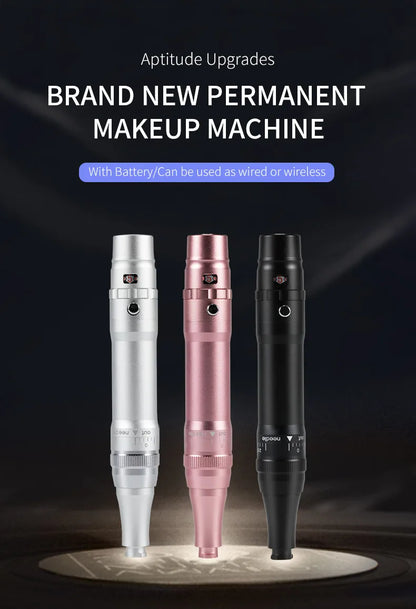 Wireless PMU Machine — Professional Permanent Makeup Tattoo Pen for Eyebrows, Eyeliner & Lips