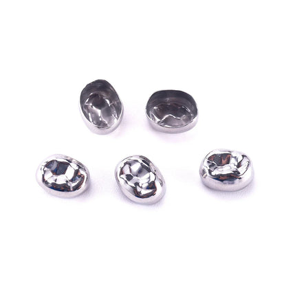 5PCS EASYINSMILE Kids Stainless Steel Dental Crowns – Primary Molar Teeth Refill D2-D7