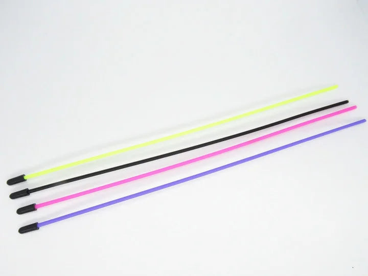 4PCS RC Antenna Protection Tubes — 380mm Plastic Pipe with Caps for 1/5, 1/8, 1/10, 1/14 RC Receivers & Crawler Cars