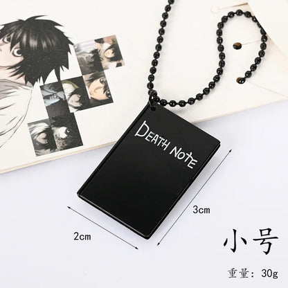 A5 Anime Death Note Notebook Set – Leather Journal, Collectible School Writing Journal with Large Anime Theme