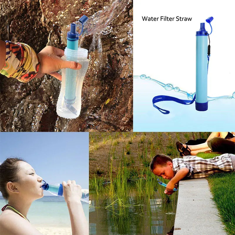 Greenlife Outdoor Survival Water Filter Straw - Emergency Direct Drinking Water Filtering Tool, Individual Portable Purifier