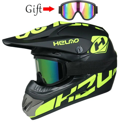 Children's Motorcycle Helmet - Off-Road Motocross Bike Helmet for Downhill & Cycling