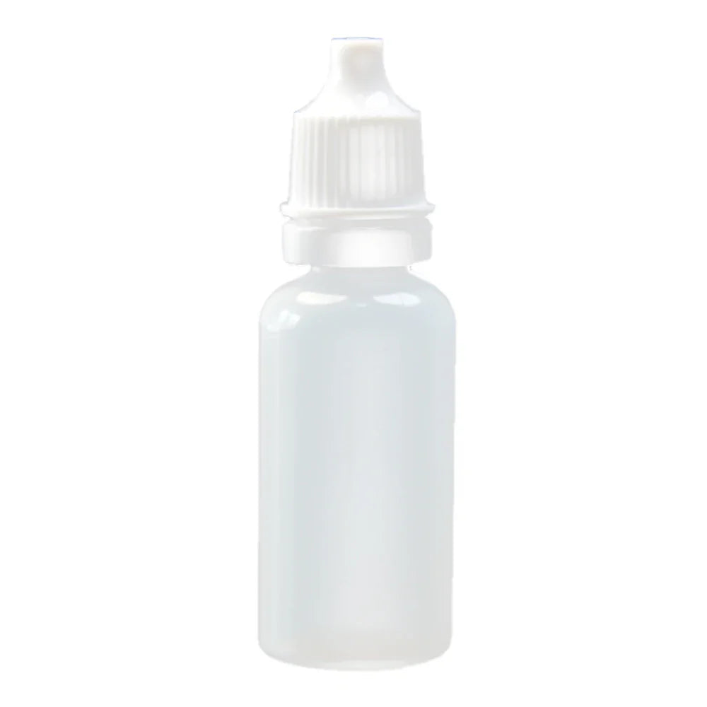 5PCS Squeezable Dropper Bottles — 5ML/10ML/15ML/20ML/30ML/50ML/100ML Refillable Plastic Bottles for Eye Liquid & Essentials
