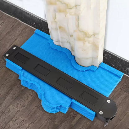 Profile Contour Gauge Line Copier Ruler: Cutting Template for Woodworking & Ceramic Tiling - Measuring Instrument Tool