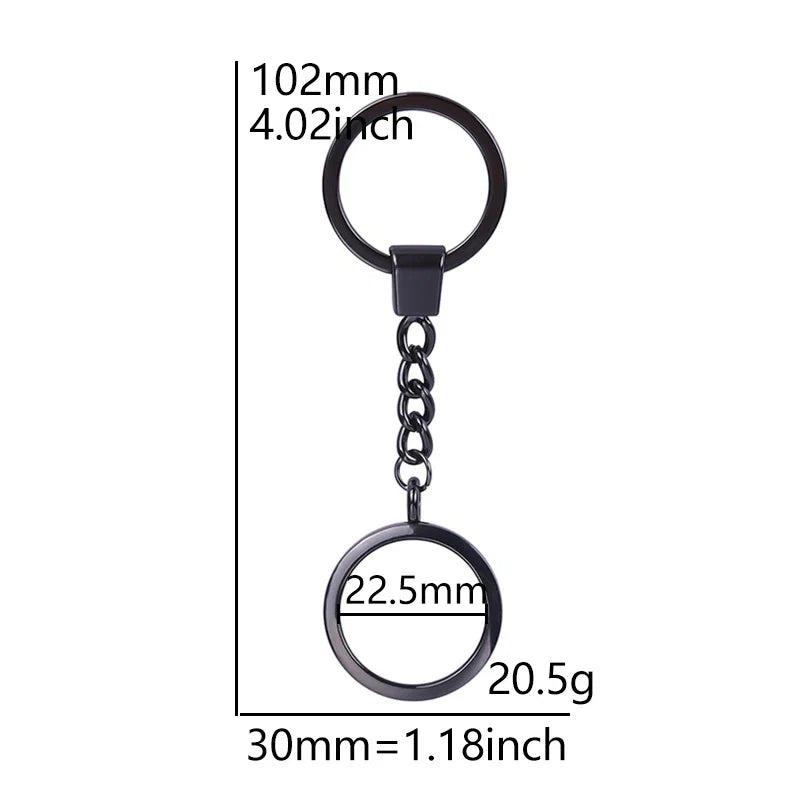 25-40mm Round Openable Reliquary Locket - Photo Memory Pendant, Cremation Ashes Keepsake, Glass Keychain & Memorial Jewelry
