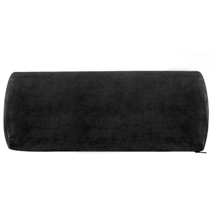 Half Moon Bolster Semi-Roll Pillow - Quality Memory Foam Filling for Ankle, Knee, Back, Lumbar, and Neck Pain Relief