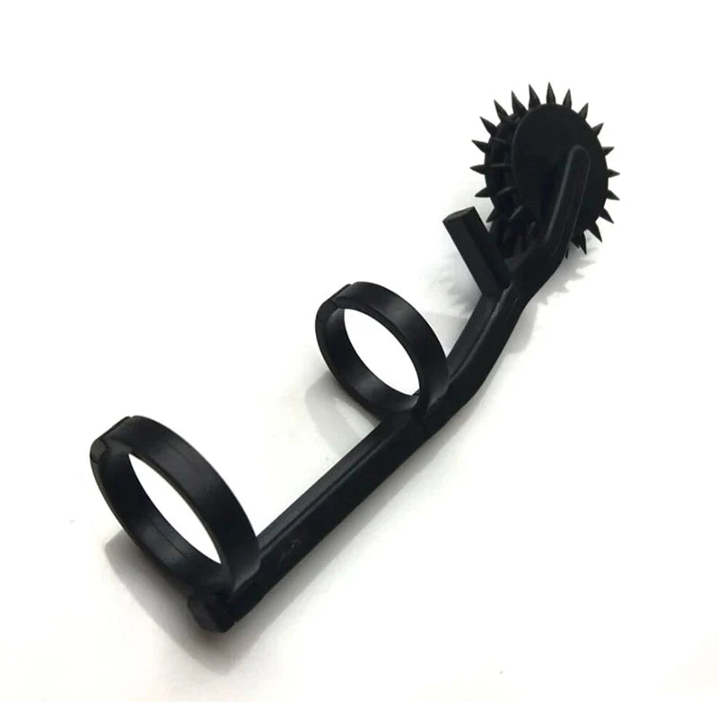 Stainless Steel Fetish Finger Needles Wheel — BDSM Wartenberg Pinwheel for Erotic Stimulation, Adult Sex Toy for Couples